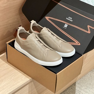 Zegna - Light Brown Men's Leather 39-46