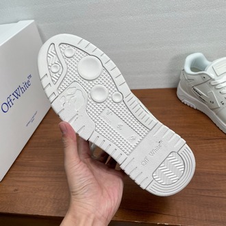 Off White Out Of Office Leather Sneakers in WHITE 39-45