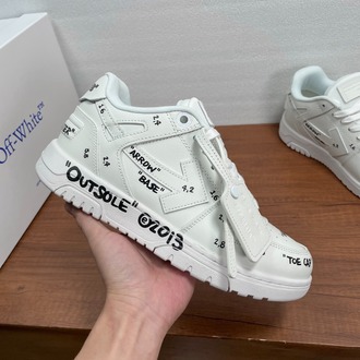 Off White Out Of Office Leather Sneakers in WHITE 39-45