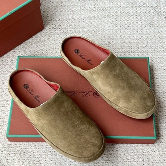Loro Piana Tomori Sabot Suede Mule 39-45