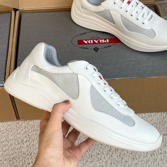 Prada America’s Cup Kauçuk ve Bike Kumaş Spor Ayakkabı 39-45