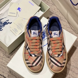 Burberry Bej Erkek Check Terrace Bej Erkek Spor Ayakkabı 35-45