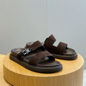 Aqua Sandal Deep Brown Suede 38-45