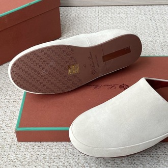 Loro Piana Tomori Sabot Suede Mule 39-45