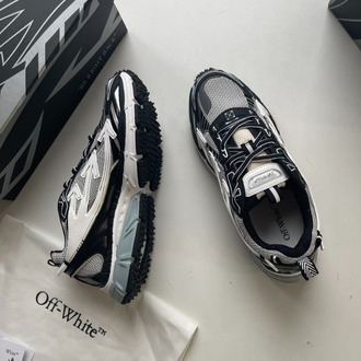 Off-White Siyah-Gri Be Right Back Sneaker 35-45