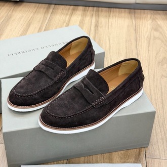 BRUNELLO CUCINELLI Suede Penny Loafers 39-45