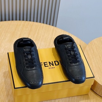 Fendi - Fit Siyah Erkek Deri Sneaker 38-45