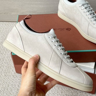 Loro Piana Soho 2.0 Walk Low-Top Sneakers in White 39-45