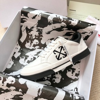 Off-White c/o Virgil Abloh White & Black New Low Vulcanized 35-45