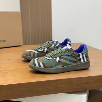 Burberry Check Terrace Low-Top Sneakers In Brown 38-46