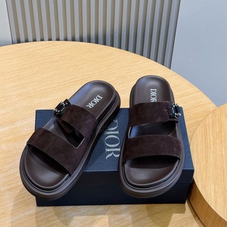 Aqua Sandal Deep Brown Suede 38-45