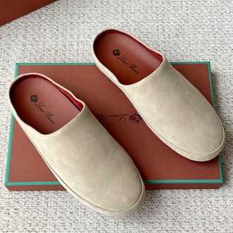 Loro Piana Tomori Sabot Suede Mule 39-45