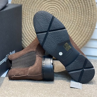 Zegna Brown Cortina Chelsea Boots 39-45