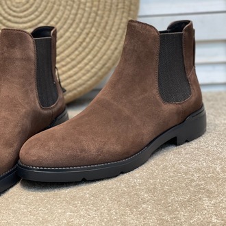  Zegna Brown Cortina Chelsea Boots 39-45