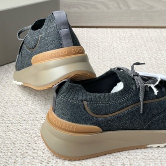 Brunello Cucinelli Knit Panelled Sneakers 38-45