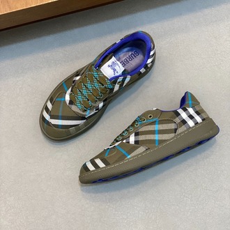 Burberry Check Terrace Low-Top Sneakers In Brown 38-46
