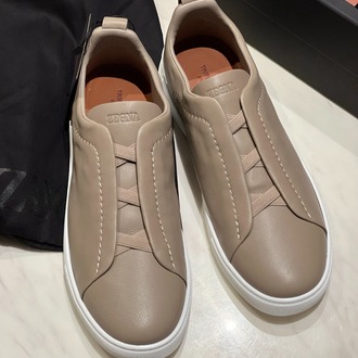 Zegna - Light Brown Men's Leather 39-46