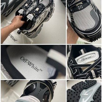 Off-White Siyah-Gri Be Right Back Sneaker 35-45