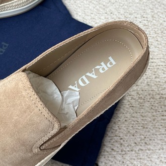 Prada Süet Loafer - Kahverengi 39-45
