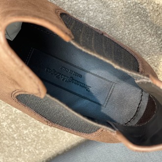  Zegna Brown Cortina Chelsea Boots 39-45