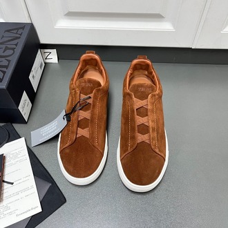 Zegna - Taba Erkek Süet Sneaker 39-45