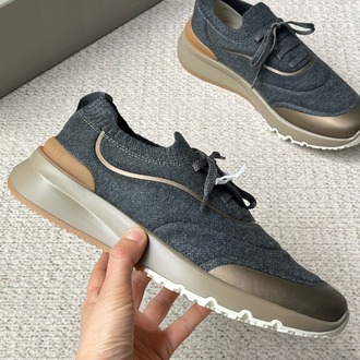 Brunello Cucinelli Knit Panelled Sneakers 38-45