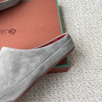 Loro Piana Tomori Sabot Suede Mule 39-45