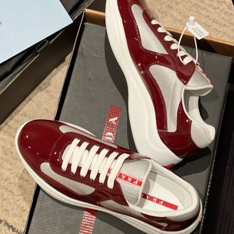 Prada America's Cup Biker Kumaş Spor Ayakkabı 38-45