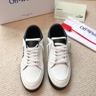Off-White c/o Virgil Abloh White & Black New Low Vulcanized 35-45