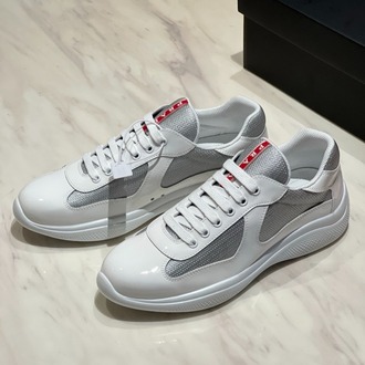 Prada America’s Cup Kauçuk ve Bike Kumaş Spor Ayakkabı 38-45