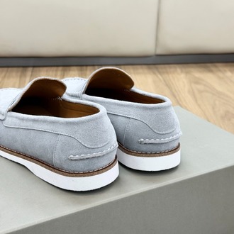 BRUNELLO CUCINELLI Suede Penny Loafers 39-45