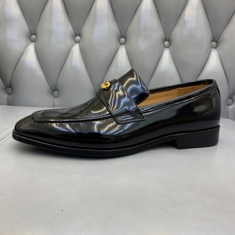 Gucci Adene Gg Leather Loafers - Black 38-47