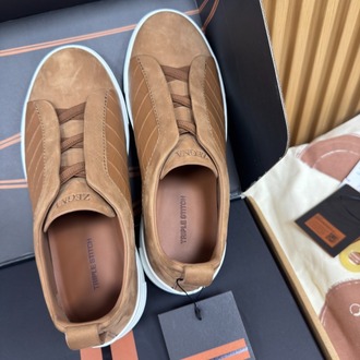 ZEGNA Deerskin Triple Stitch Leather 38-46