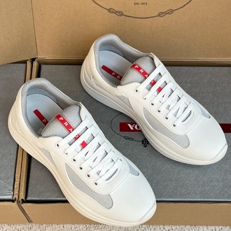 Prada America’s Cup Kauçuk ve Bike Kumaş Spor Ayakkabı 39-45