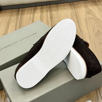 BRUNELLO CUCINELLI Suede Penny Loafers 39-45
