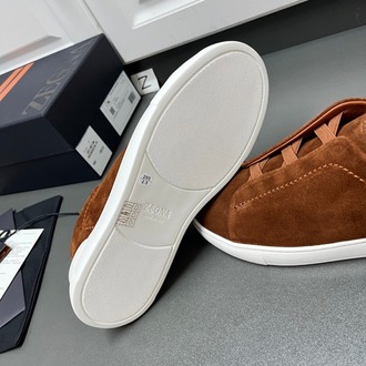 Zegna - Taba Erkek Süet Sneaker 39-45