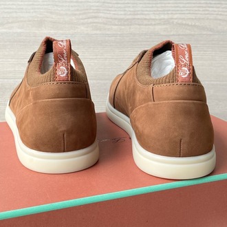 Loro Piana Soho 2.0 Walk Low-Top Sneakers in Brown 39-45