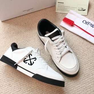 Off-White c/o Virgil Abloh White & Black New Low Vulcanized 35-45
