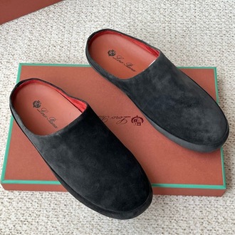 Loro Piana Tomori Sabot Suede Mule 39-45