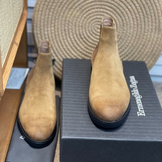 Zegna Camel Cortina Chelsea Boots 39-45