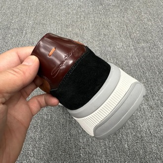 Santoni Süet Deri Logolu Sneakaer 38-46