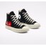 Converse Comme des Garcons x Chuck Taylor All Star Hi Play Black White