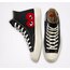 Converse Comme des Garcons x Chuck Taylor All Star Hi Play Black White