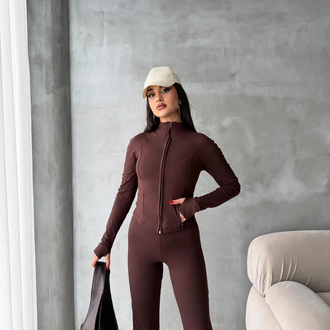 Oysho Slim Fit Takım Kahve