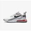 Nike Air Max 270 React White Crimson Black