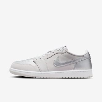 Nike Air Jordan 1 Retro Low OG Neutral Grey/Metallic Silver-White