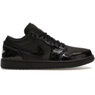 Jordan 1 Low SE Patent Elephant Black