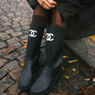 Chanel Rain Boots 36/40