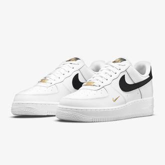 Airforce 1 Essential Black White Gold