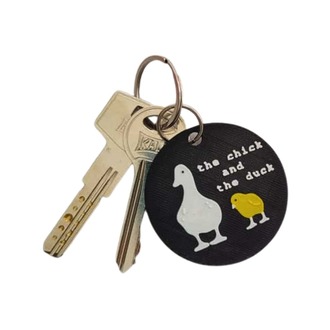 The Chick and The Duck Anahtarlık